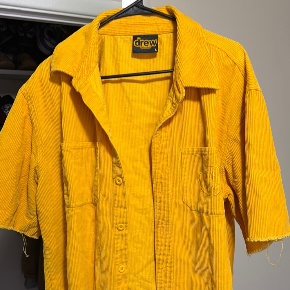 Drew Men's Yellow Corduroy Jacket